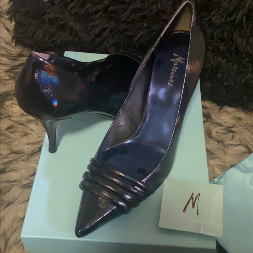 Marciano Black Multifabric Pumps Size 8